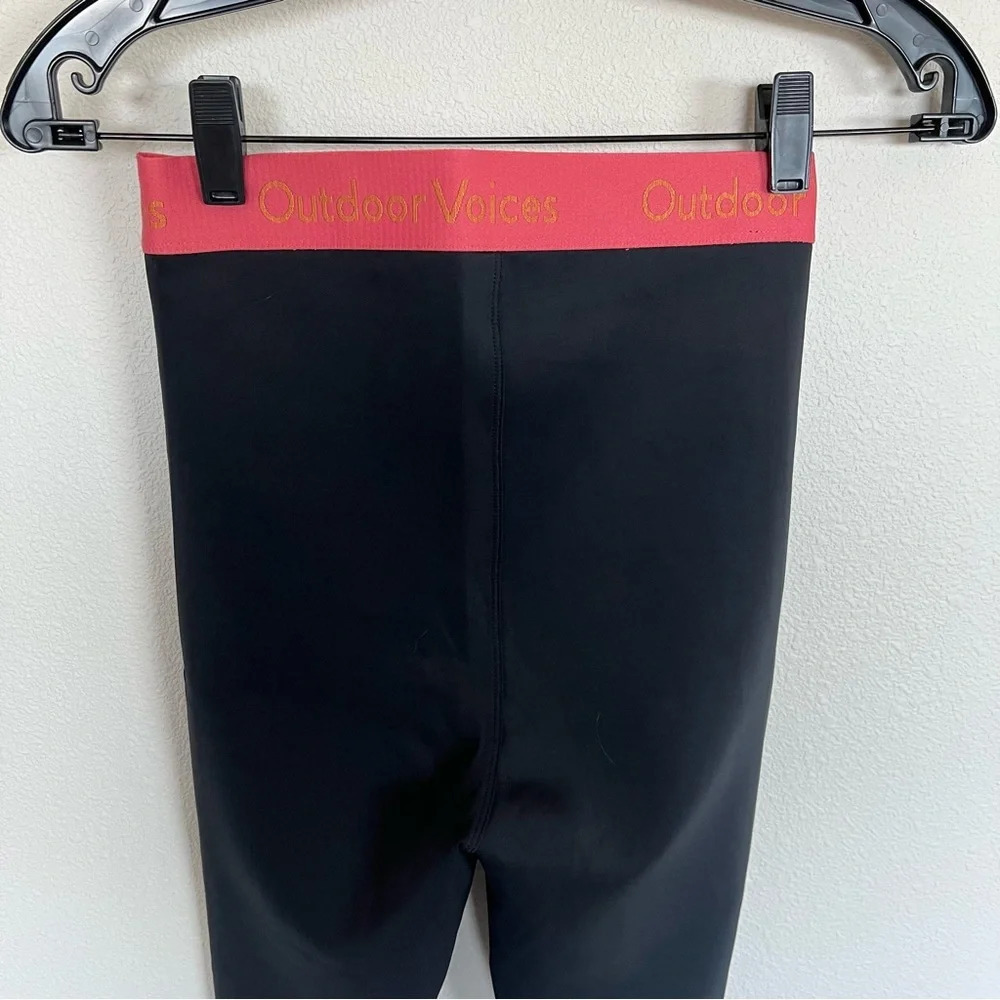 New Outdoor Voices Smooth 7/8 Legging Black / Desert Rose High Rise Women’s XS - Picture 10 of 10